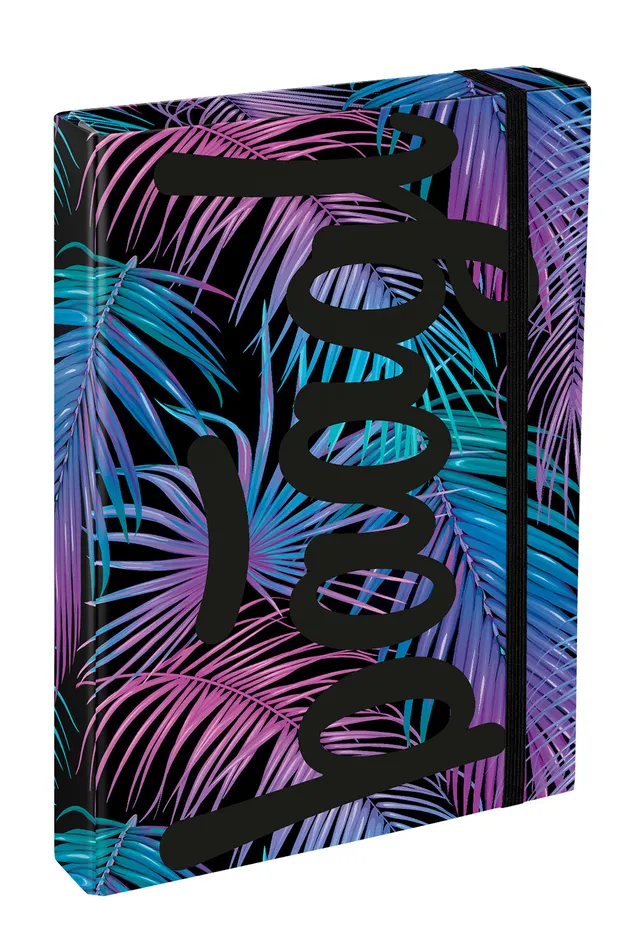 baagl-jumbo-palm-chemise-a4-lastique-motif-palmier image 1