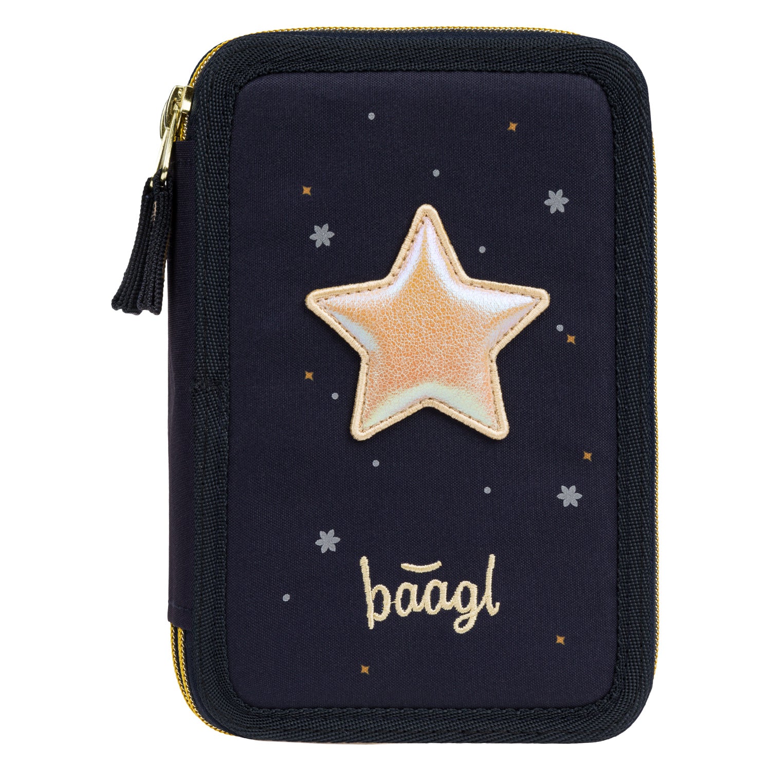 baagl-unicorn-gold-trousse-3-compartiments-ykk-fille image 3
