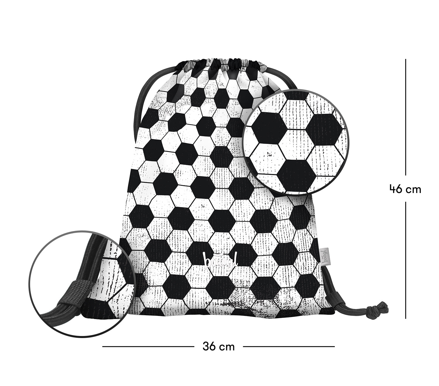 baagl-goal-gym-sack-sac-sport-cordon-motif-foot image 3