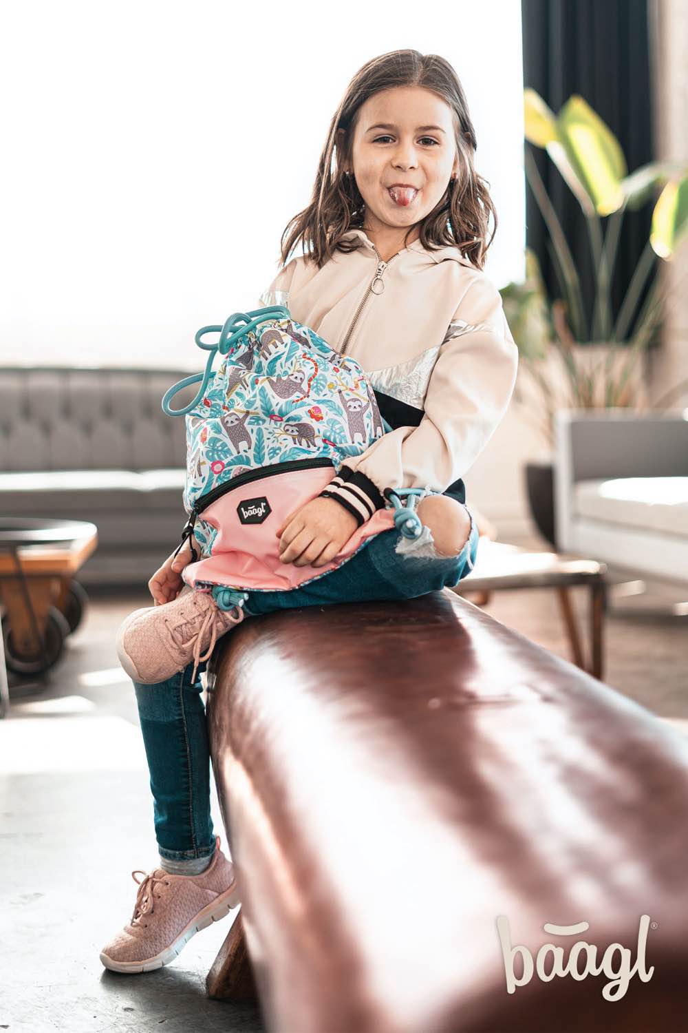baagl-gym-sacks-sac-de-gym-sloth-paresseux-poche-zipp-e image 5