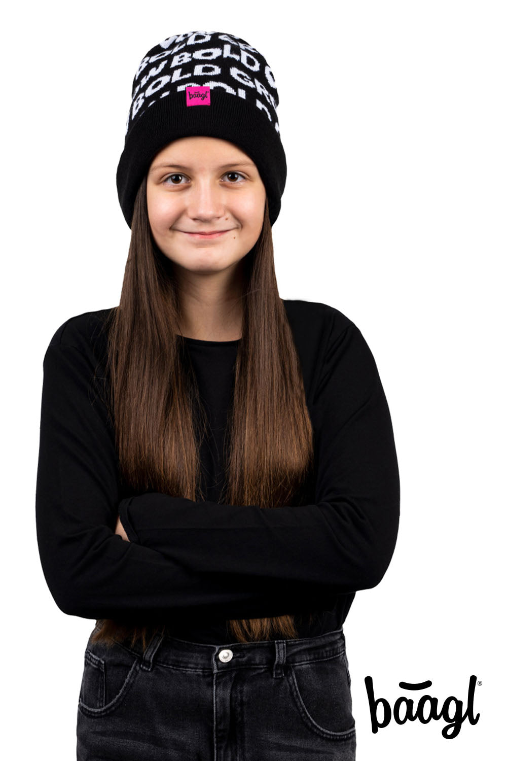 baagl-bonnet-rose-ado-adulte-tour-55-60-cm image 5