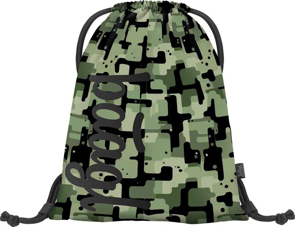 baagl-green-sac-gym-sport-enfant-vert-lavable image 1