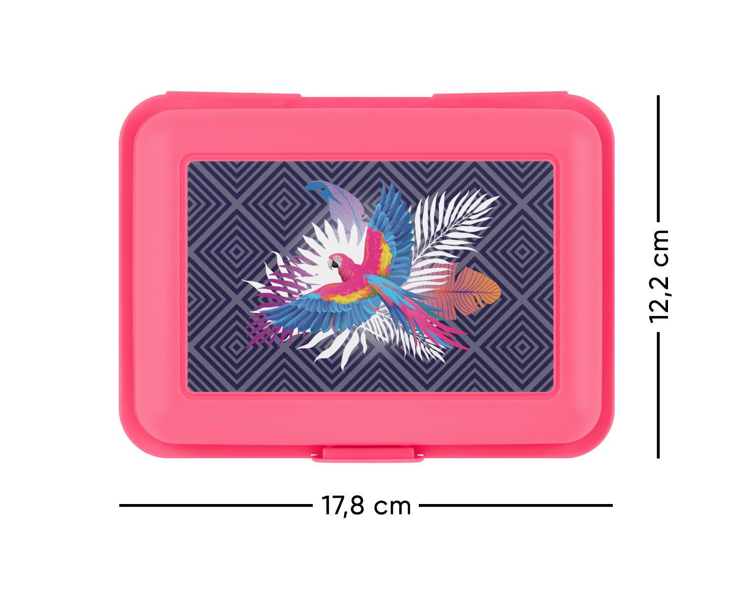 baagl-lunch-box-parrot-plastique-compartiment image 2