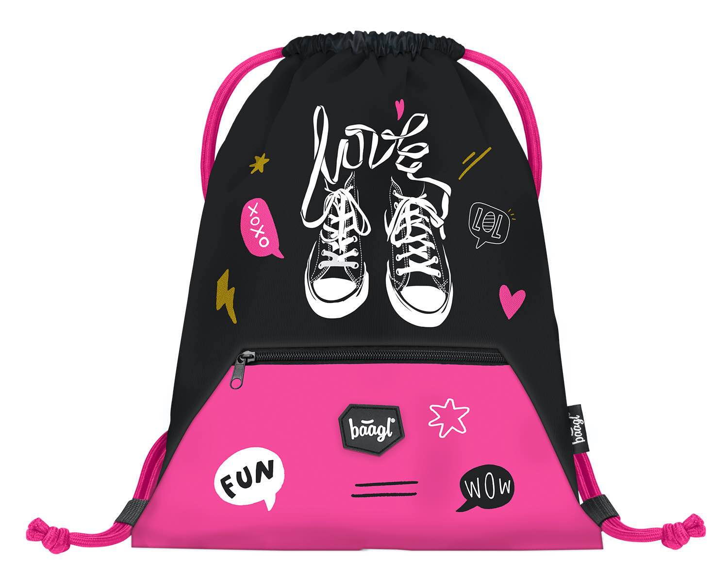 baagl-sneakers-sac-de-gym-poche-zipp-e image 1