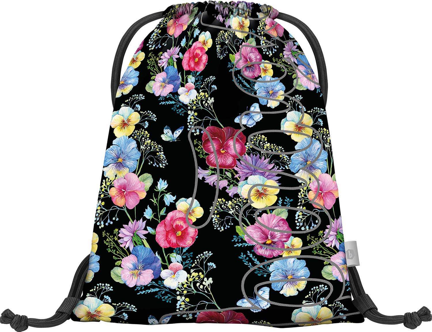 baagl-gym-sacks-skate-flowers-sac-de-gym-enfant image 1
