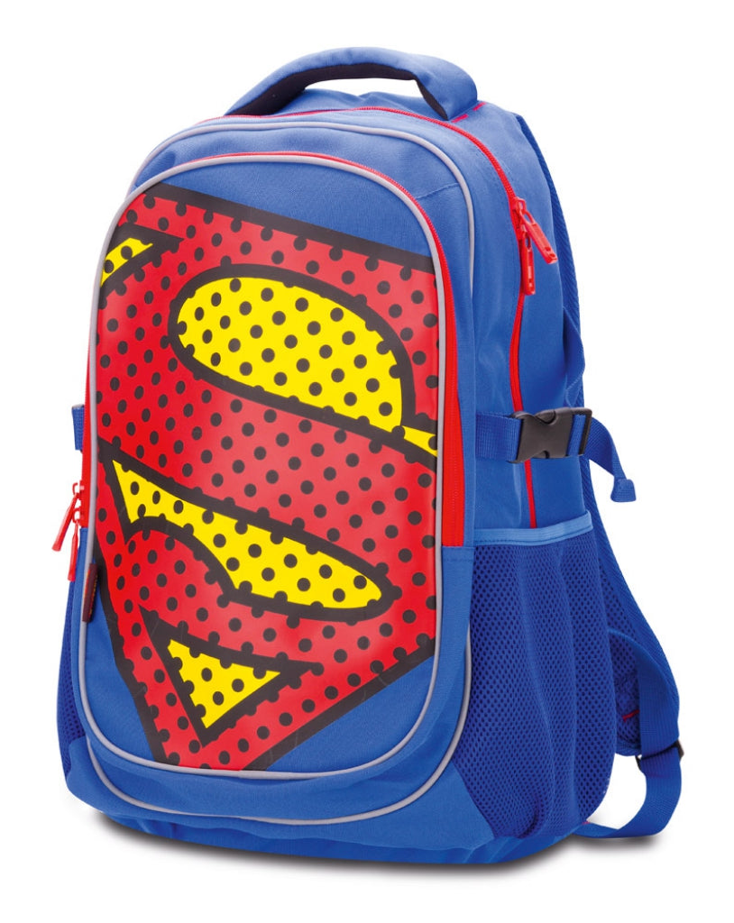 baagl-sac-dos-superman-pop-2-compartiments-housse-pluie image 5