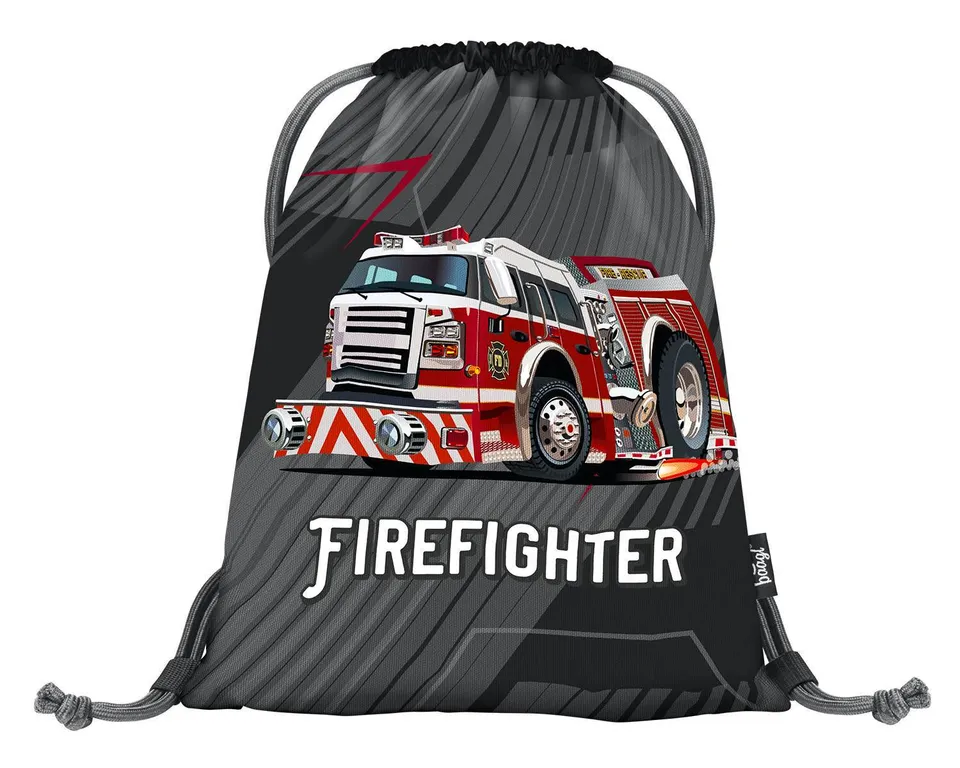 baagl-gym-sacks-firetruck-sac-gym-camion-pompier-enfant image 1
