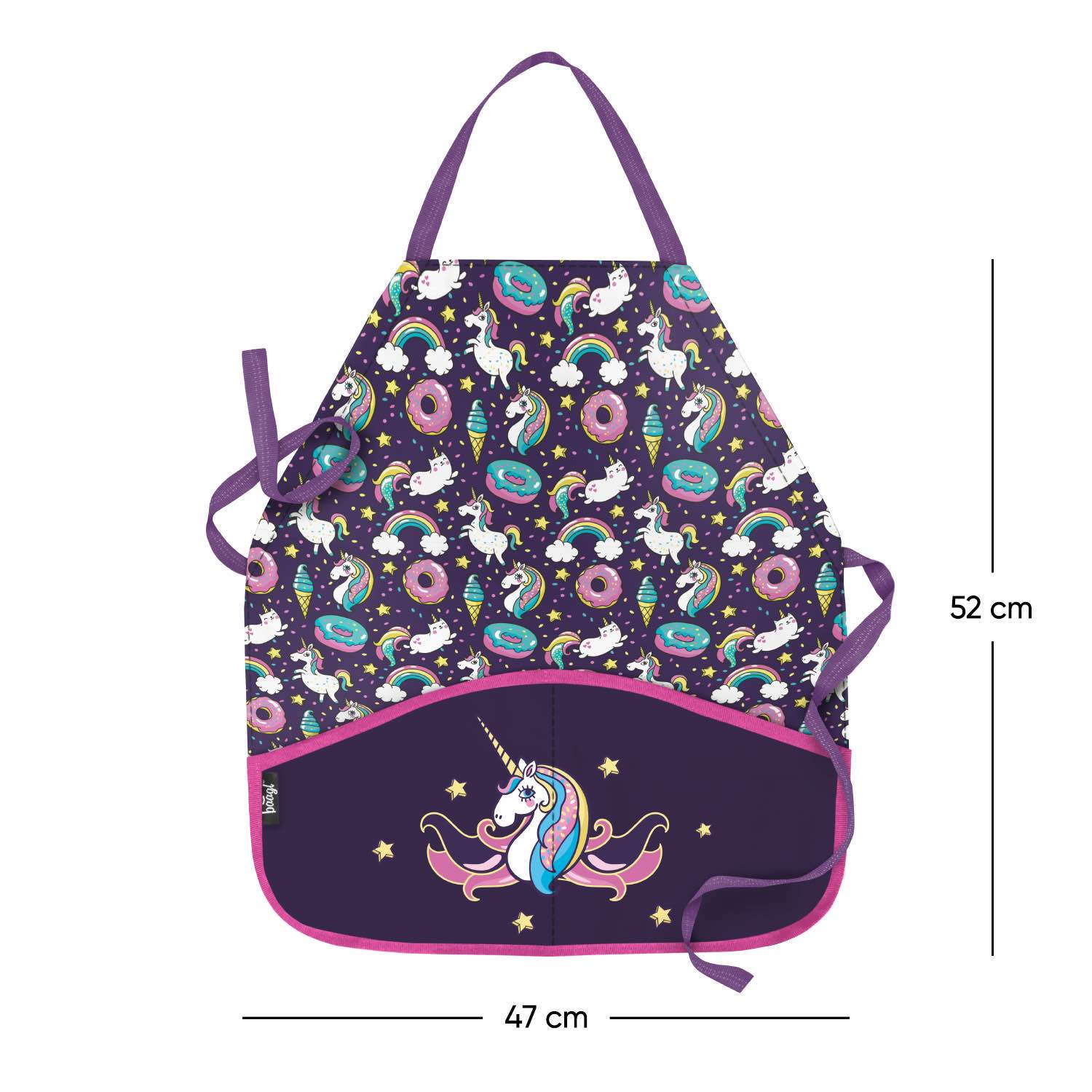 baagl-aprons-unicorn-tablier-enfant-2-poches image 3