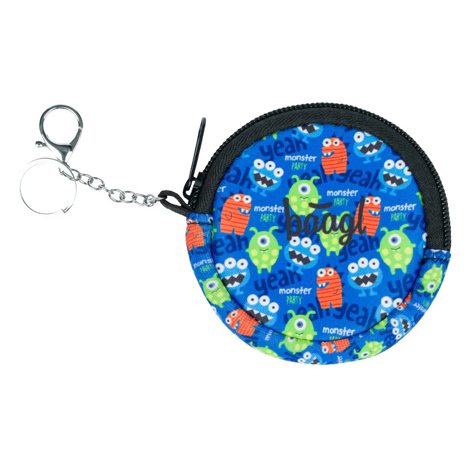 baagl-portefeuille-enfant-monsters-rond-mousqueton image 1