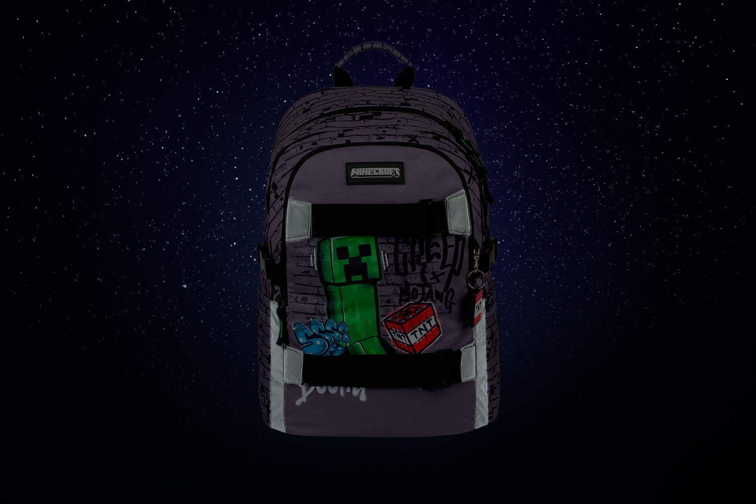 baagl-skate-minecraft-tnt-set-scolaire-3-pi-ces-sac-dos image 7