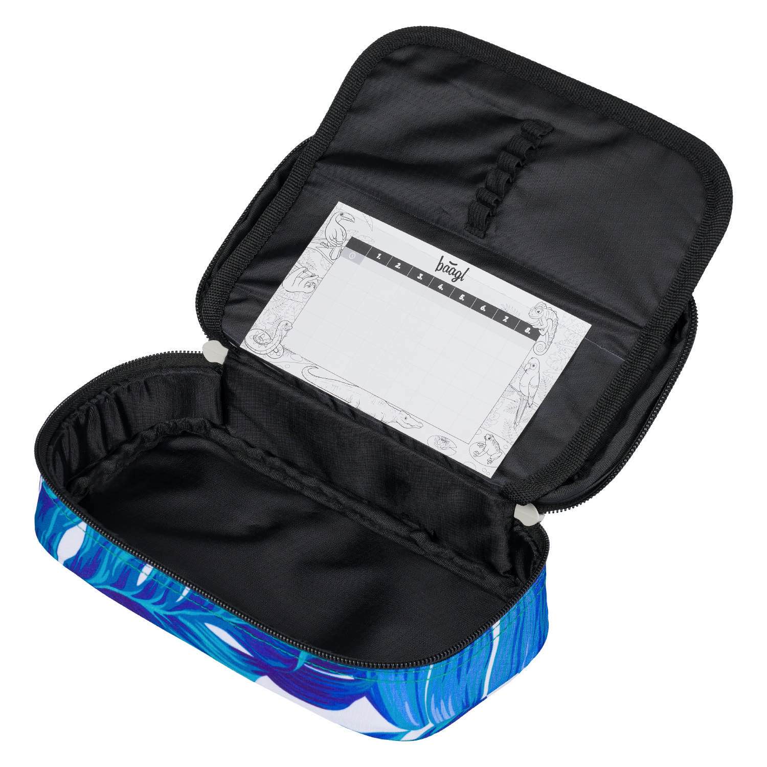baagl-monstera-trousse-scolaire-vide-feuilles image 2