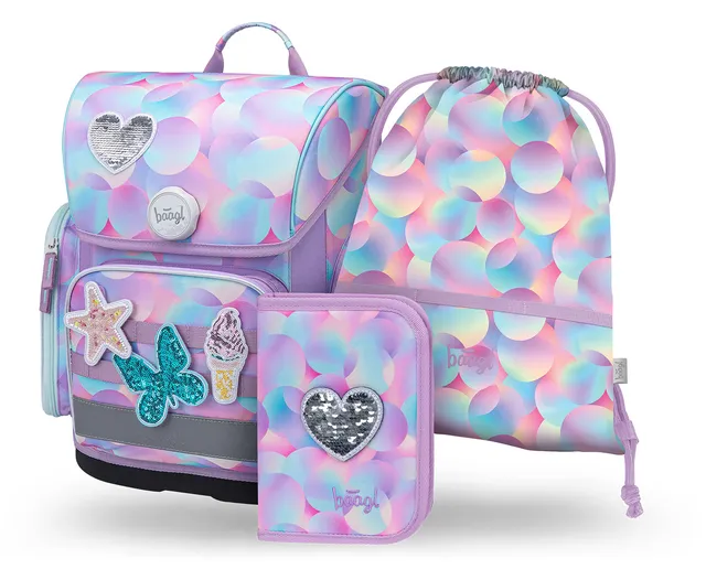 baagl-ergo-candy-ensemble-cartable-fille-19l-3-pi-ces image 1