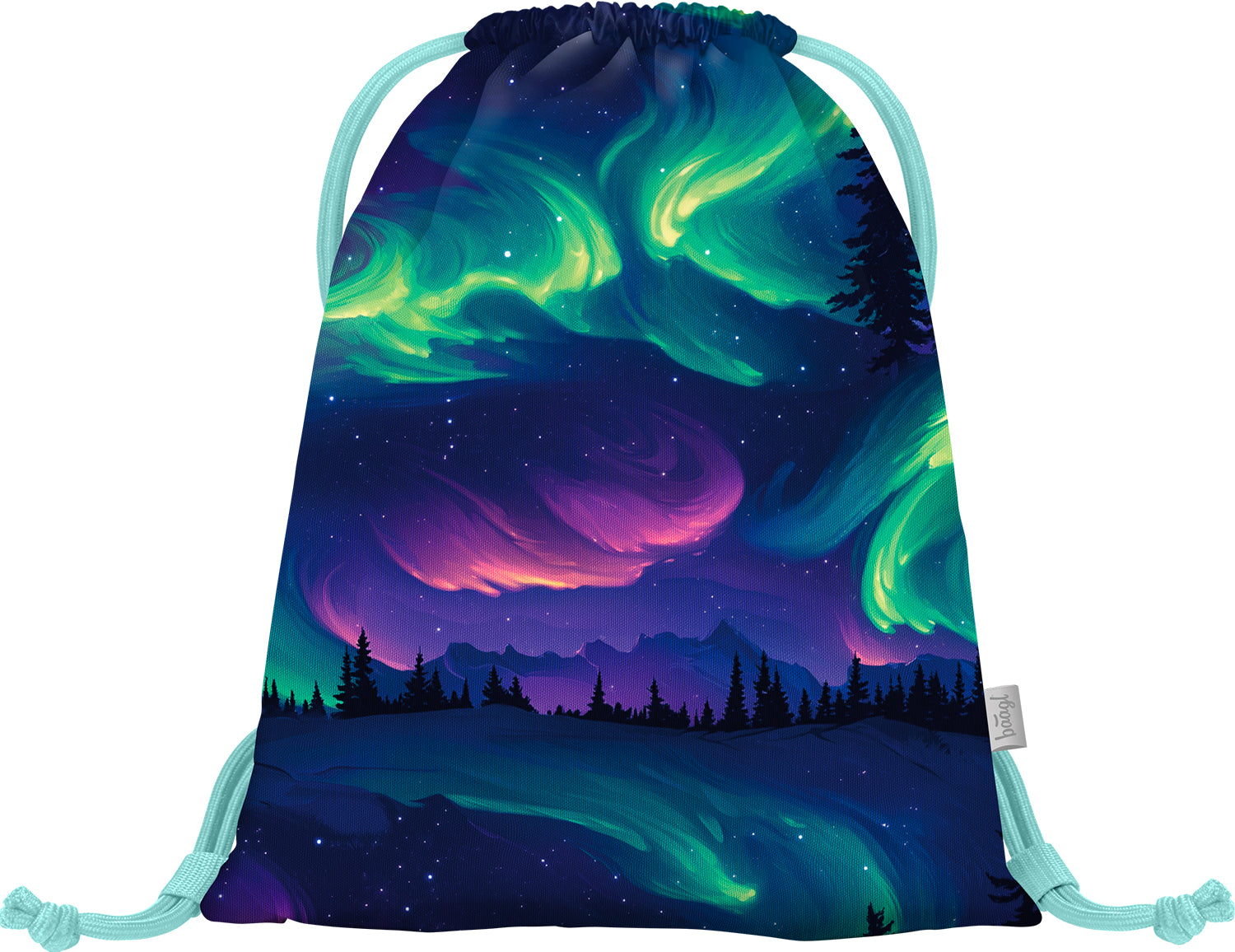 baagl-gym-sacks-aurora-sac-gym-poche-zip-lavable image 2