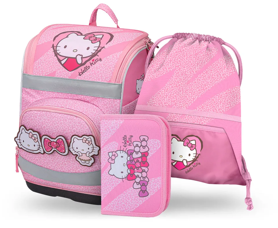 baagl-zippy-plus-hello-kitty-cartable-sweet-leopard image 1