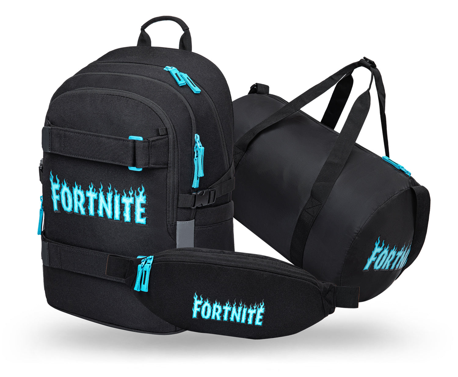 baagl-skate-fortnite-blue-set-scolaire-sac-dos-sport image 1