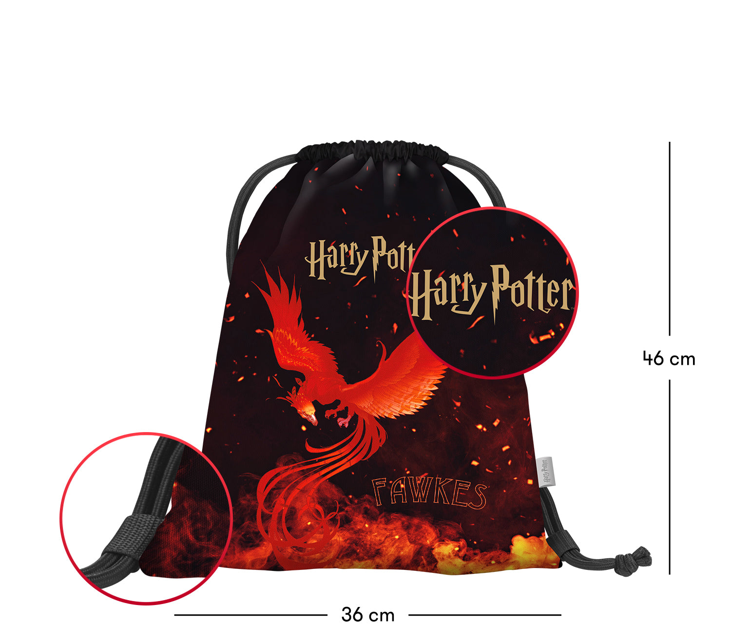 baagl-harry-potter-phoenix-sac-de-gym-recycl image 3