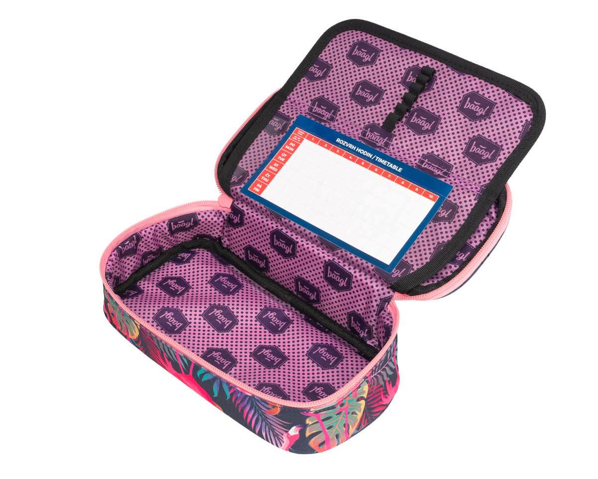 baagl-flamingo-tui-trousse-scolaire-fille image 2