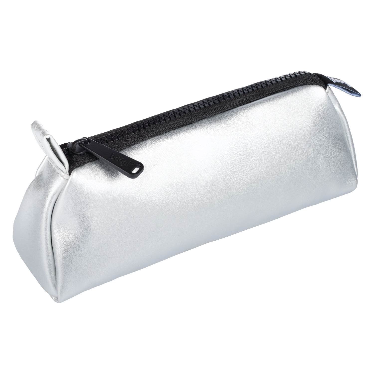 baagl-basic-silver-trousse-scolaire-argent image 1