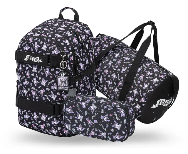 baagl-skate-kuromi-black-set-scolaire-sac-trousse image 1