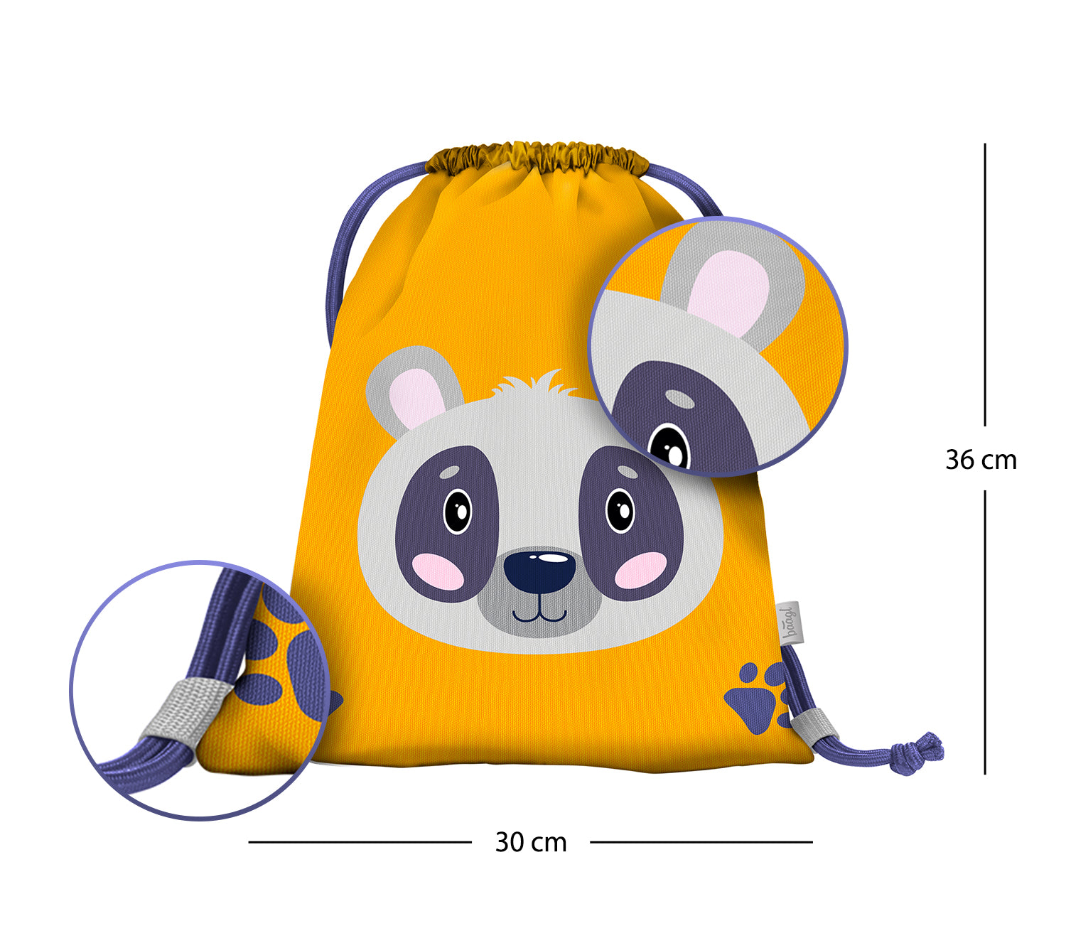 baagl-raccoon-sac-gym-maternelle-raton-laveur image 3