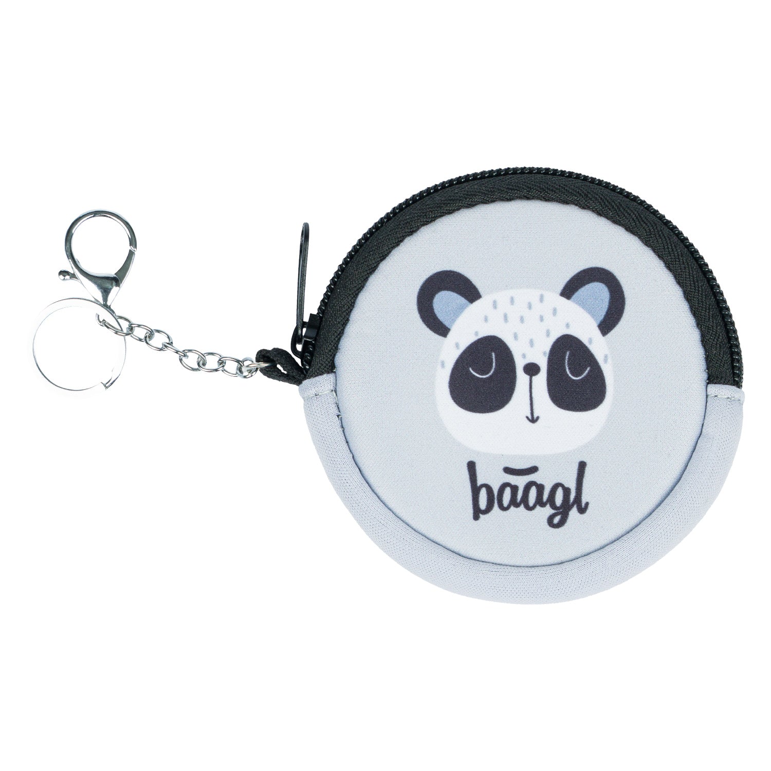 baagl-panda-portefeuille-enfant-rond-mousqueton image 1