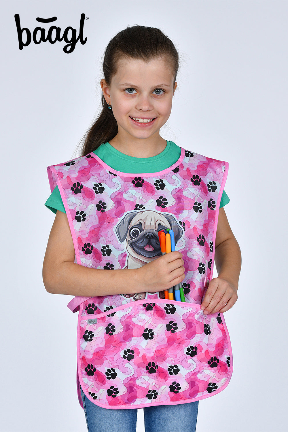 baagl-paws-tablier-enfant-lavable-2-poches image 6