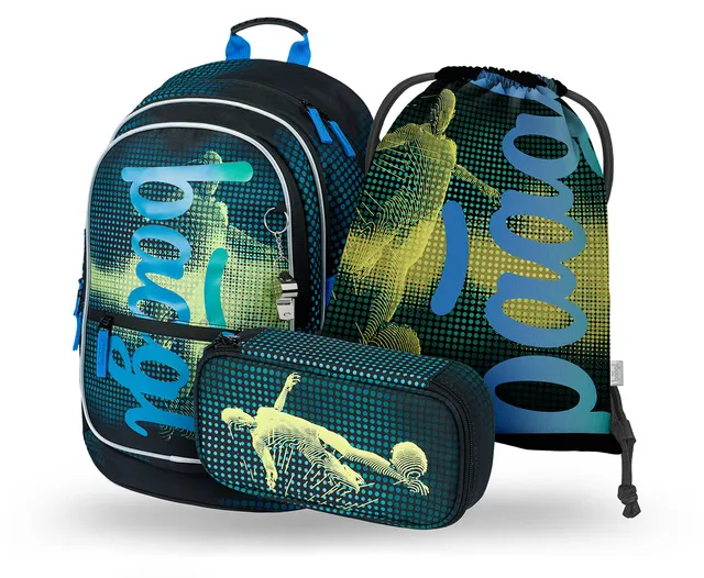 baagl-core-football-player-ensemble-scolaire-3-pi-ces-foot image 1