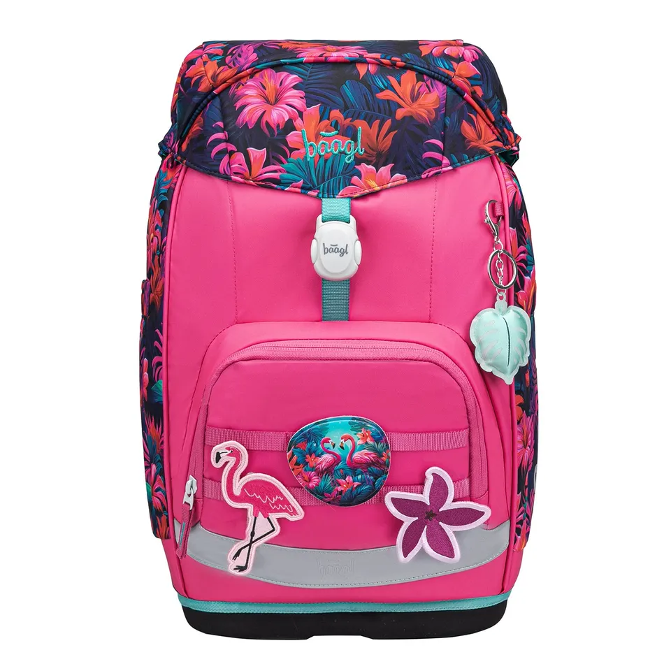 baagl-airy-plus-flamingos-cartable-scolaire-ergonomique image 1