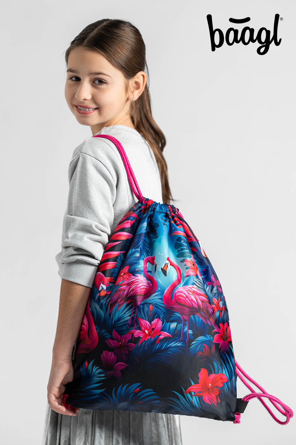 baagl-flamingos-sac-de-gym-fille-lavable image 4