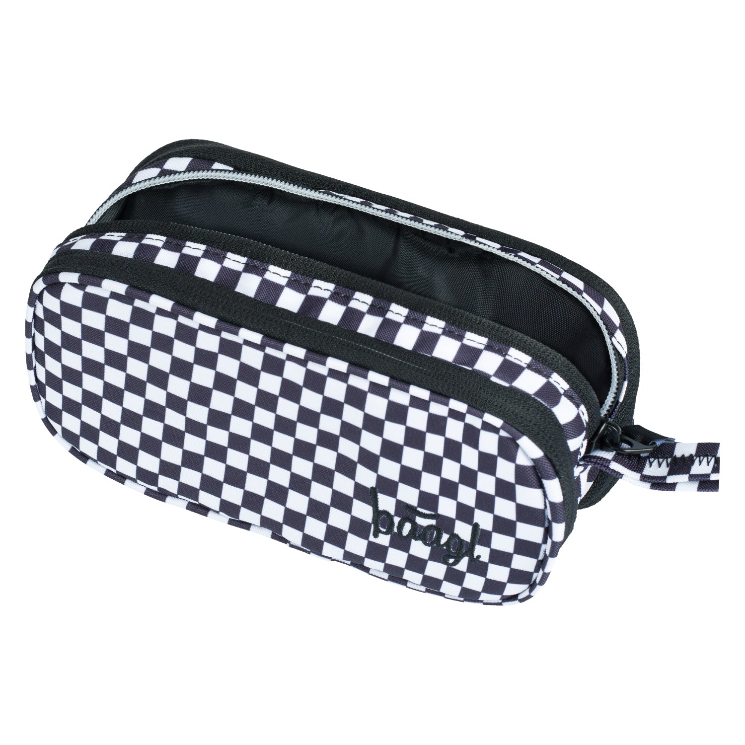 baagl-student-checked-trousse-3-compartiments-carreaux image 4