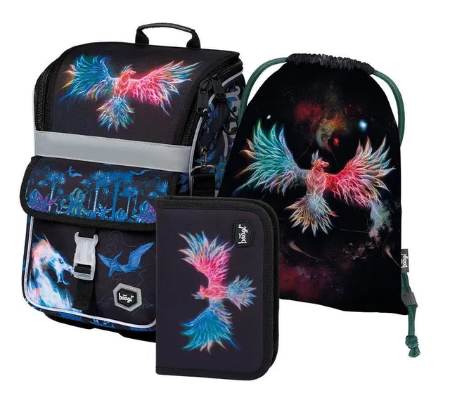 baagl-school-sets-zippy-phoenix-kit-scolaire-cartable-18-l image 1