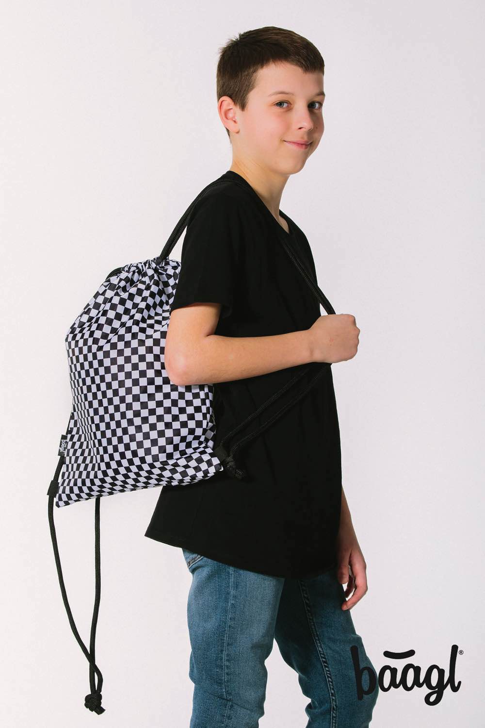 baagl-skate-checked-sac-gym-enfant-cordons-phosphorescent image 5