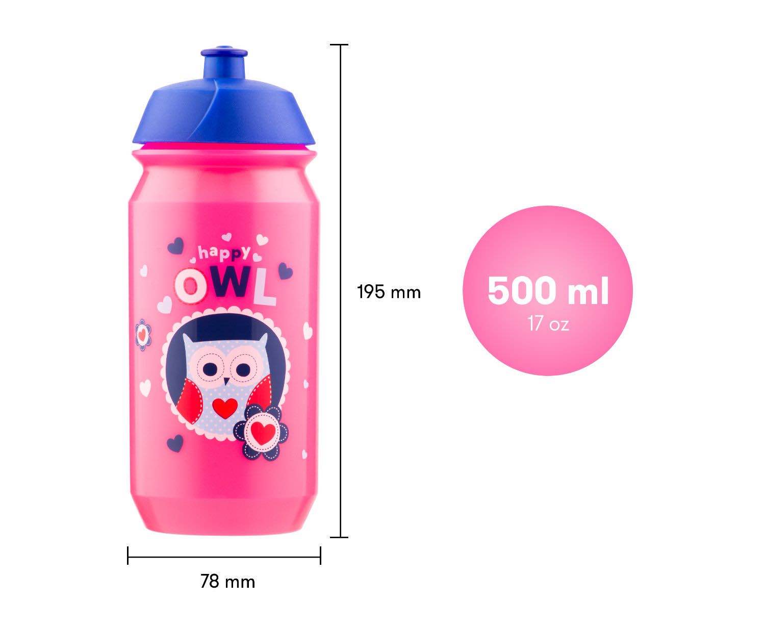 baagl-little-owls-gourde-enfant-500-ml-sans-bpa image 3