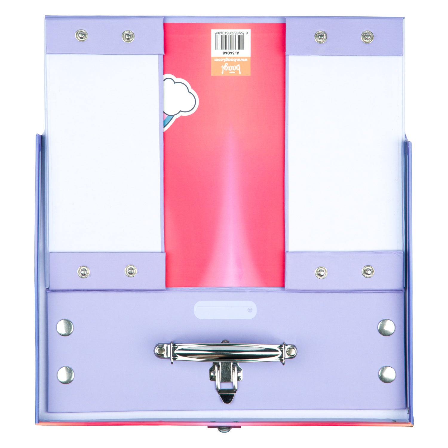 baagl-rainbow-red-mallette-cole-pliable-rouge image 4