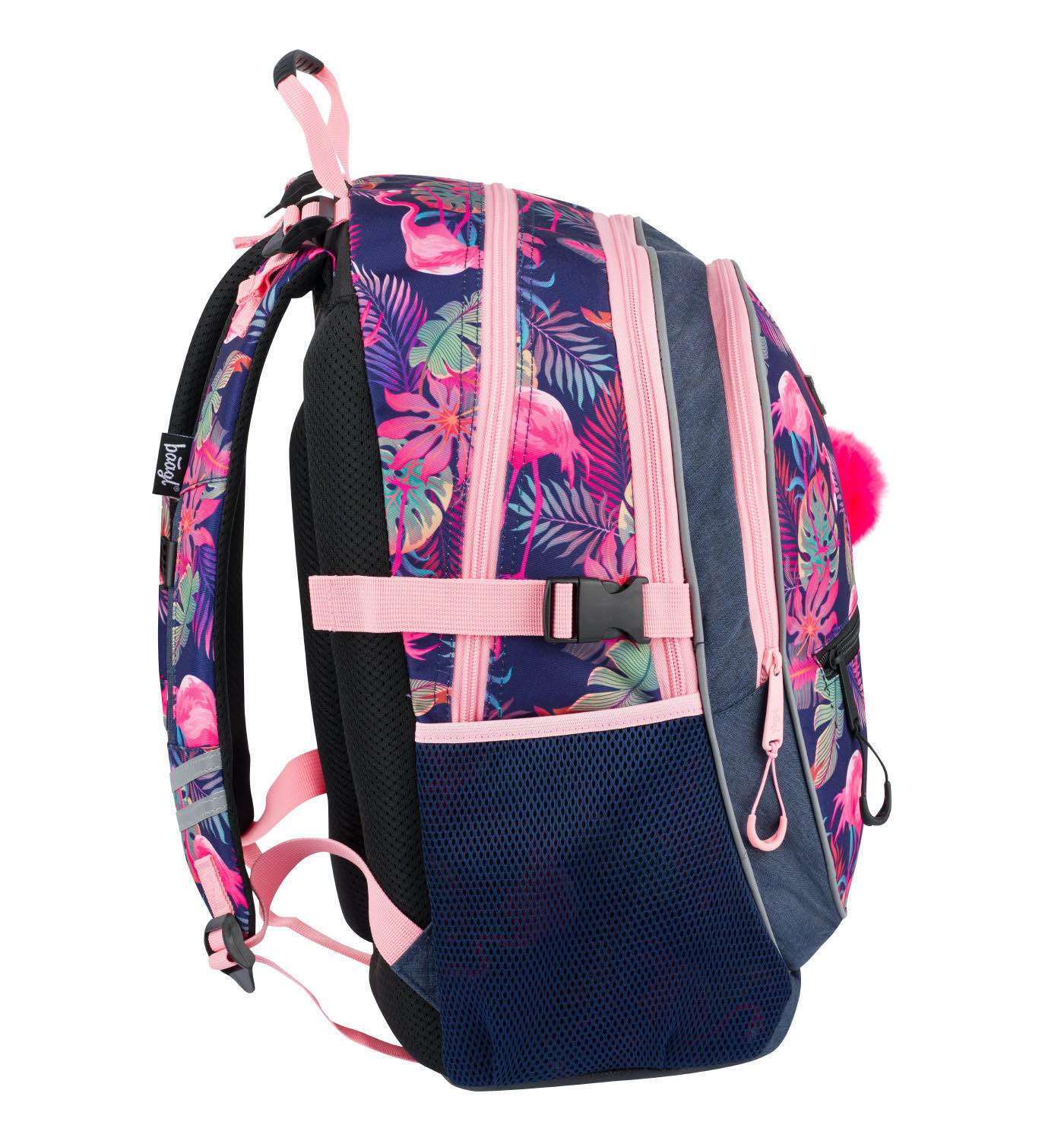 baagl-core-flamingo-ensemble-scolaire-fille-motif-flamant image 4