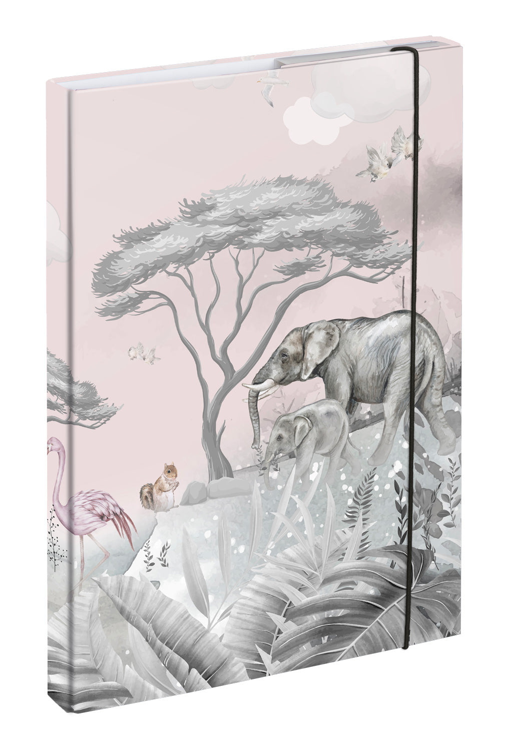 baagl-notebook-folders-chemise-a4-safari-animaux image 1