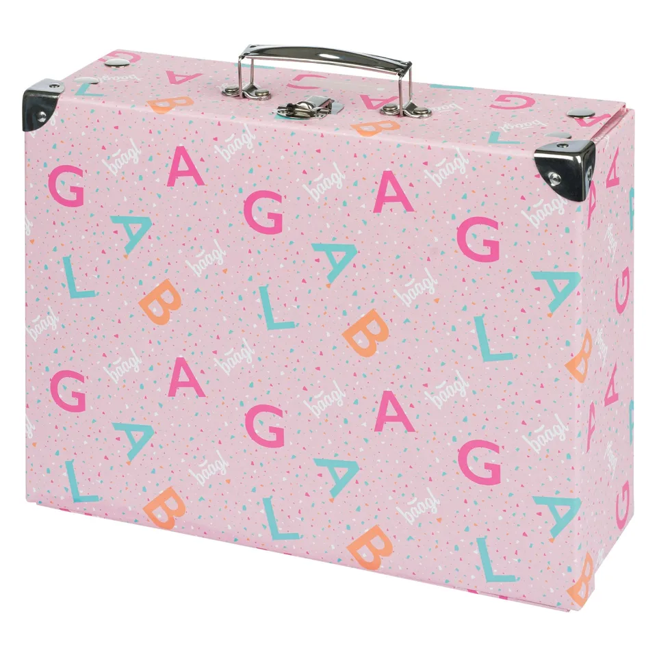 baagl-logo-valisette-scolaire-rose-pliable image 1
