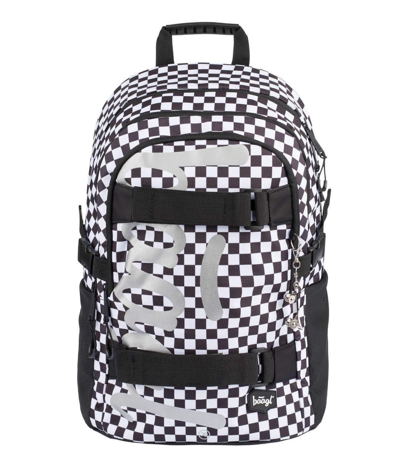 baagl-skate-checked-sac-dos-scolaire-carreaux-25-l image 1
