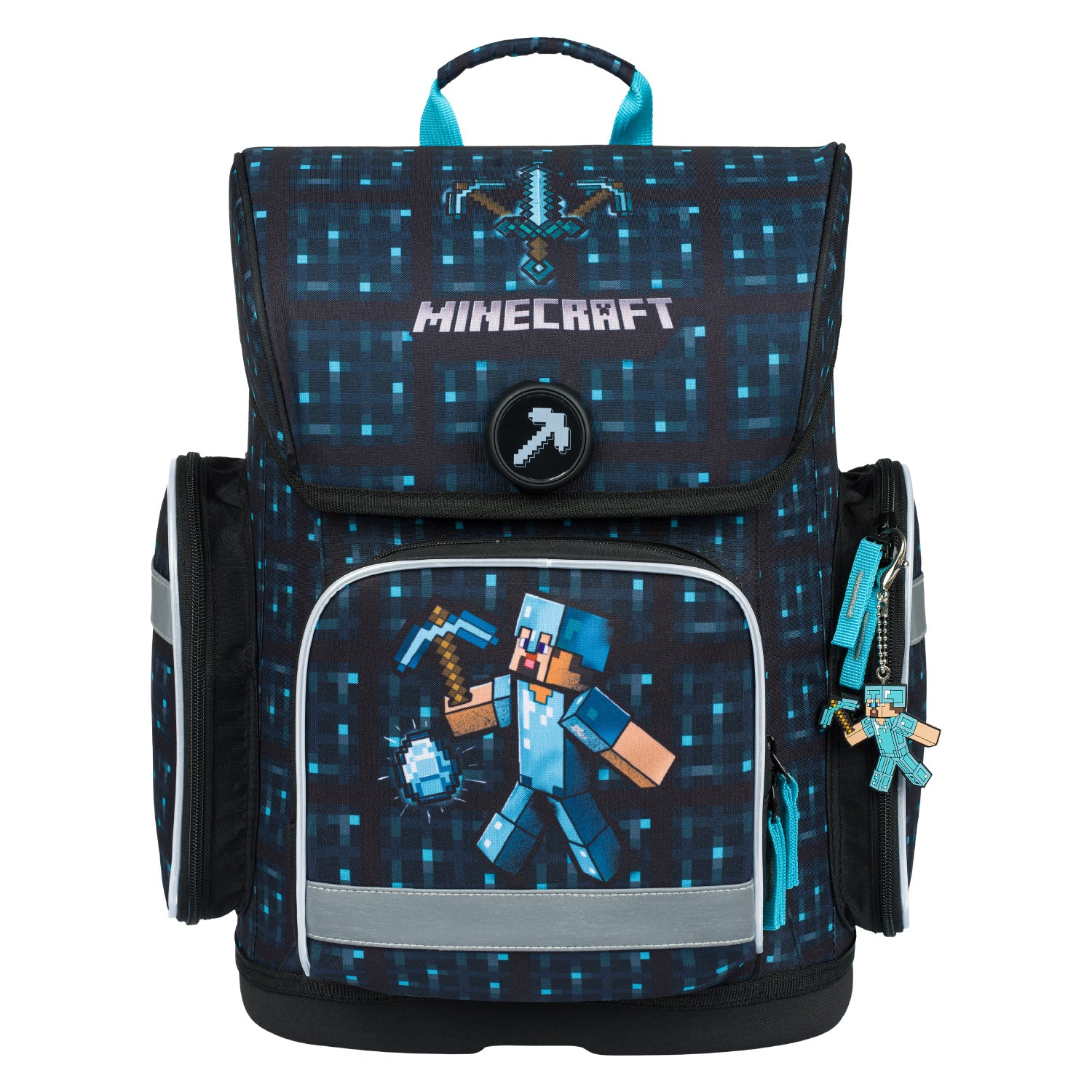 baagl-ergo-minecraft-blue-axe-cartable-ergonomique-19-l image 1