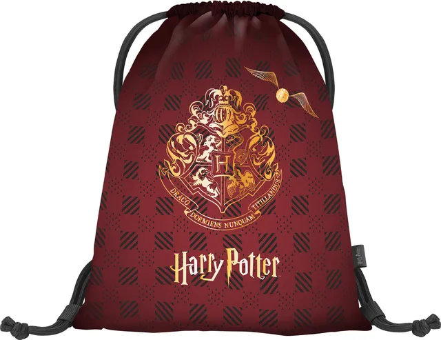 baagl-gym-sacks-harry-potter-hogwarts-sac-de-gym-bordeaux-recycl image 1