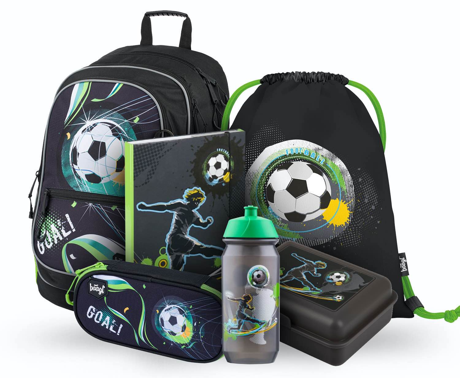 baagl-core-fotbal-ii-sac-dos-gar-on-foot-25-l-5-pi-ces image 1