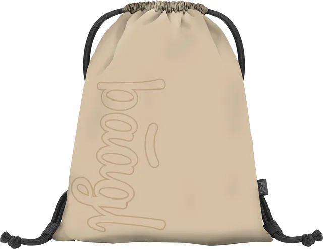 baagl-beige-sac-de-gym-enfant-cordon-lavable image 1