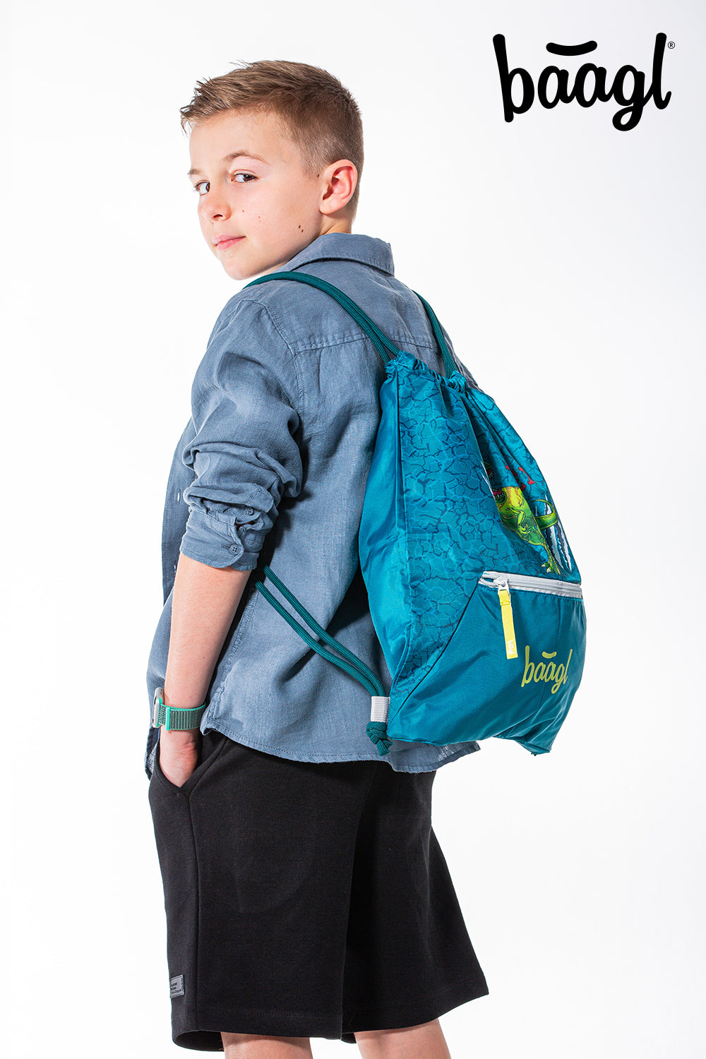 baagl-gym-sacks-t-rex-sac-de-gym-poche-dinosaure image 5