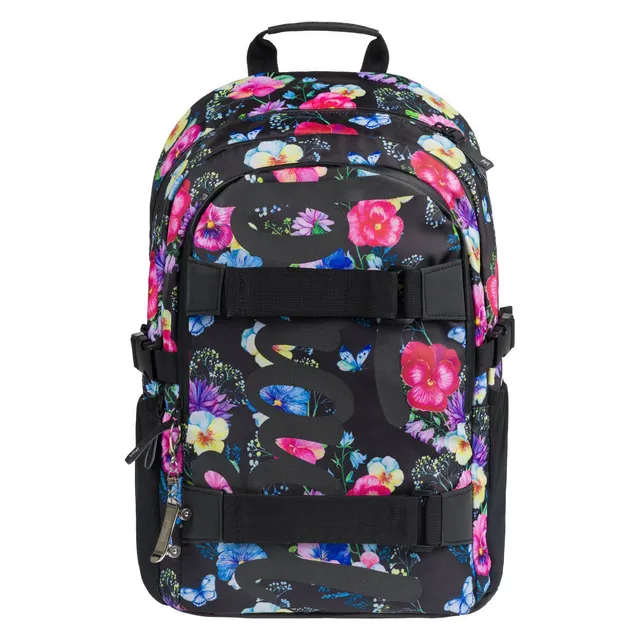 baagl-skate-flowers-sac-dos-25-l-ordinateur-15-pouces image 1