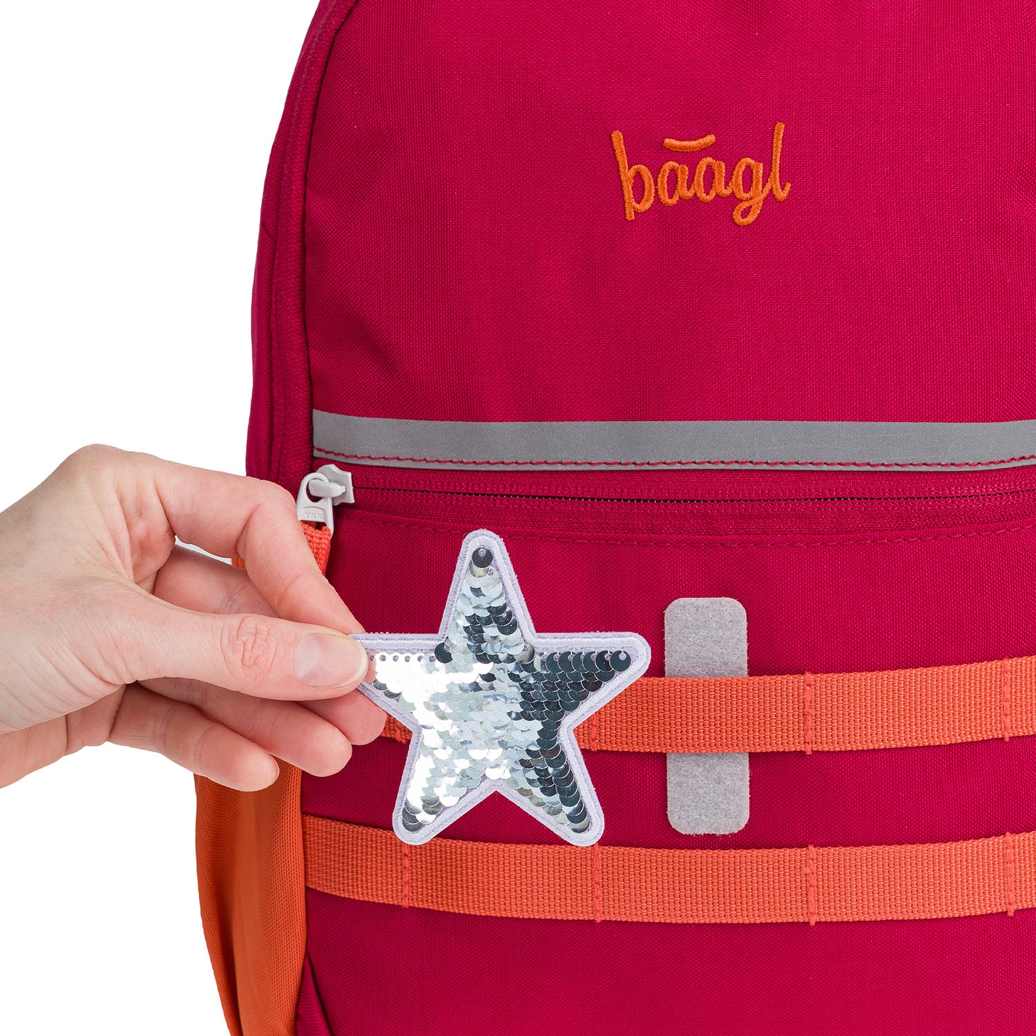 baagl-baaglies-stars-patchs-sac-lot-2-velcro-toiles image 2