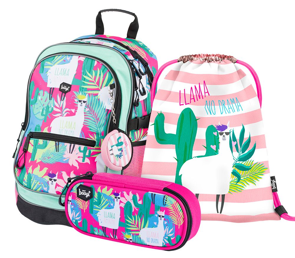 baagl-core-llamas-set-scolaire-3-pi-ces-25-l image 1