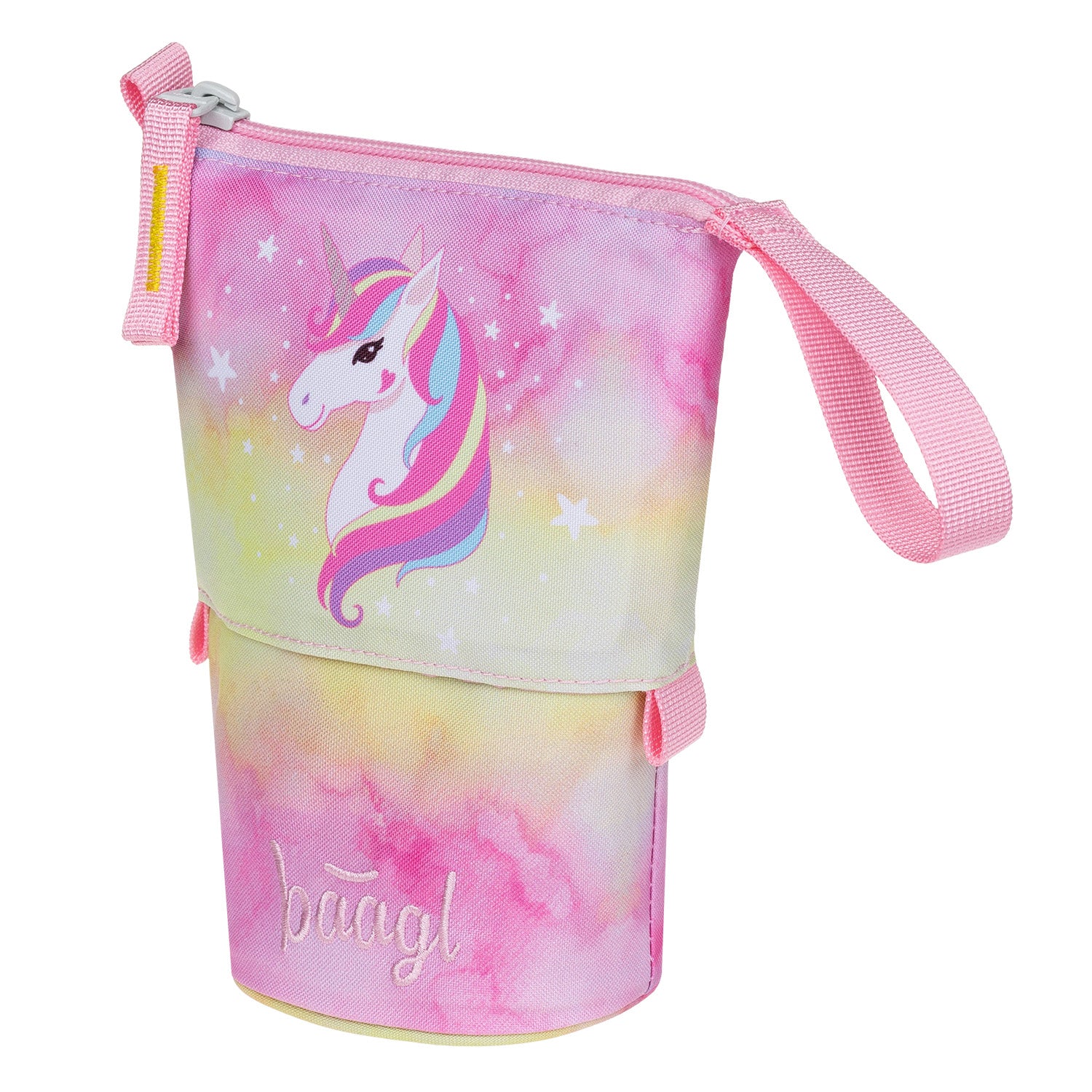 baagl-pop-up-rainbow-unicorn-trousse-crayons-debout image 2