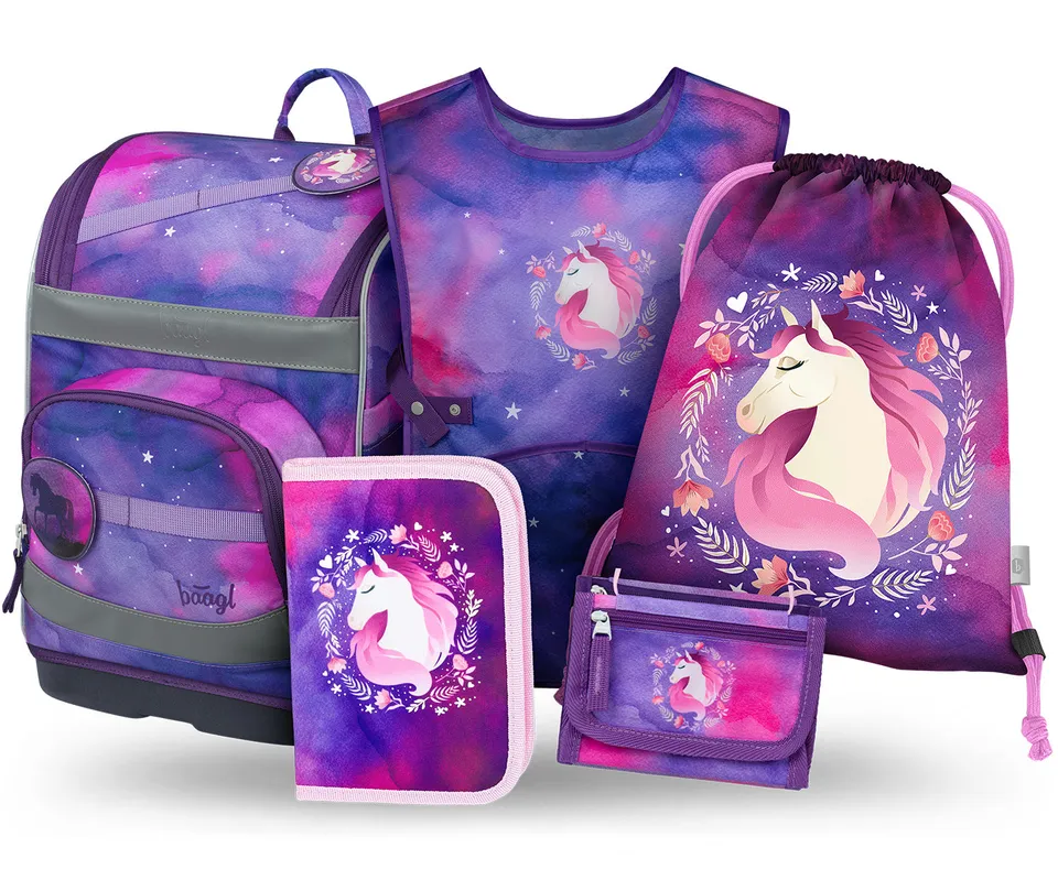 baagl-zippy-plus-horse-ii-cartable-fille-cheval image 1