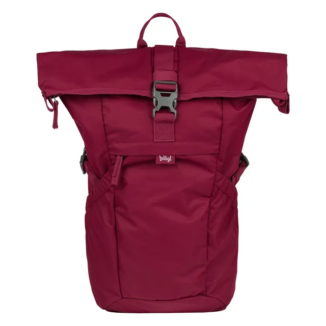 baagl-roll-burgundy-sac-dos-29-l-recycl-imperm-able image 1