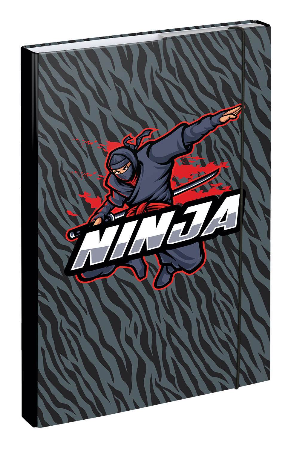 baagl-notebook-folders-ninja-chemise-a4-lastiques-gar-on image 1
